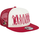 NFL Arizona Cardinals New Era Team Cutout 9FIFTY A-Frame Snapback Hat -  Cream