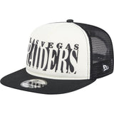 NFL Las Vegas Raiders New Era Team Cutout 9FIFTY A-Frame Snapback Hat -  Cream