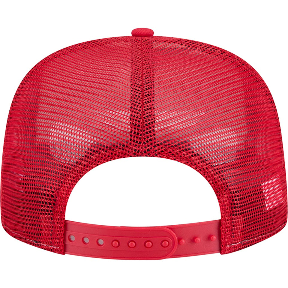 NFL Kansas City Chiefs New Era Team Cutout 9FIFTY A-Frame Snapback Hat -  Cream