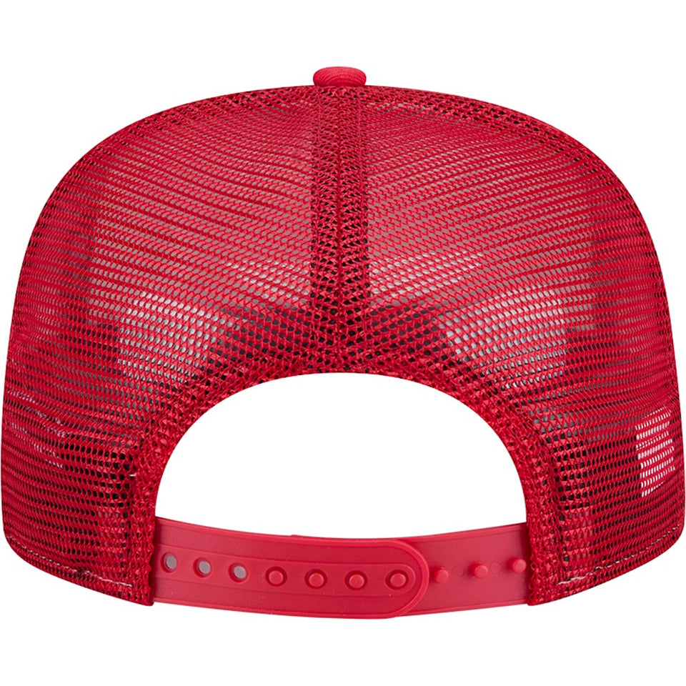 NFL San Francisco 49ers New Era Team Cutout 9FIFTY A-Frame Snapback Hat -  Cream