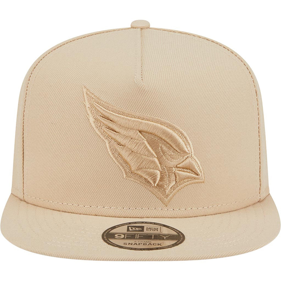 NFL Arizona Cardinals New Era Dry Wood 9FIFTY A-Frame Snapback Hat - Tan