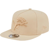 NFL Detroit Lions New Era Dry Wood 9FIFTY A-Frame Snapback Hat - Tan