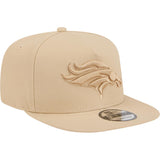 NFL Denver Broncos New Era Dry Wood 9FIFTY A-Frame Snapback Hat - Tan