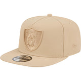 NFL Las Vegas Raiders New Era Dry Wood 9FIFTY A-Frame Snapback Hat - Tan