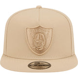 NFL Las Vegas Raiders New Era Dry Wood 9FIFTY A-Frame Snapback Hat - Tan