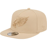 NFL Philadelphia Eagles New Era Dry Wood 9FIFTY A-Frame Snapback Hat - Tan