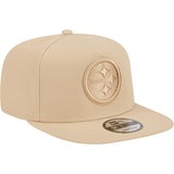 NFL Pittsburgh Steelers New Era Dry Wood 9FIFTY A-Frame Snapback Hat - Tan