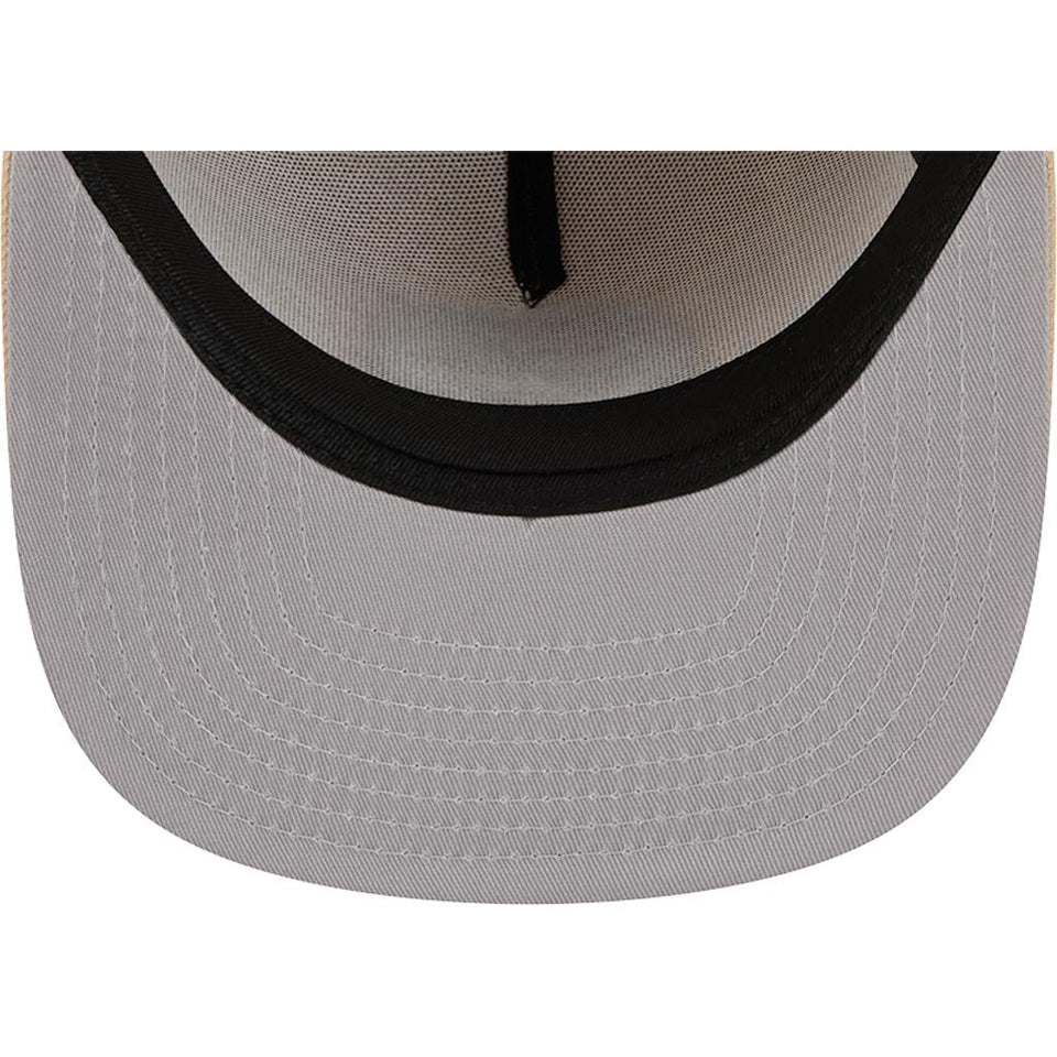 NFL Pittsburgh Steelers New Era Dry Wood 9FIFTY A-Frame Snapback Hat - Tan