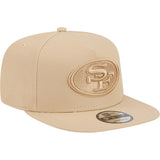 NFL San Francisco 49ers New Era Dry Wood 9FIFTY A-Frame Snapback Hat - Tan