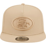 NFL San Francisco 49ers New Era Dry Wood 9FIFTY A-Frame Snapback Hat - Tan