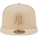 MLB New York Yankees New Era Dry Wood 9FIFTY A-Frame Snapback Hat - Tan