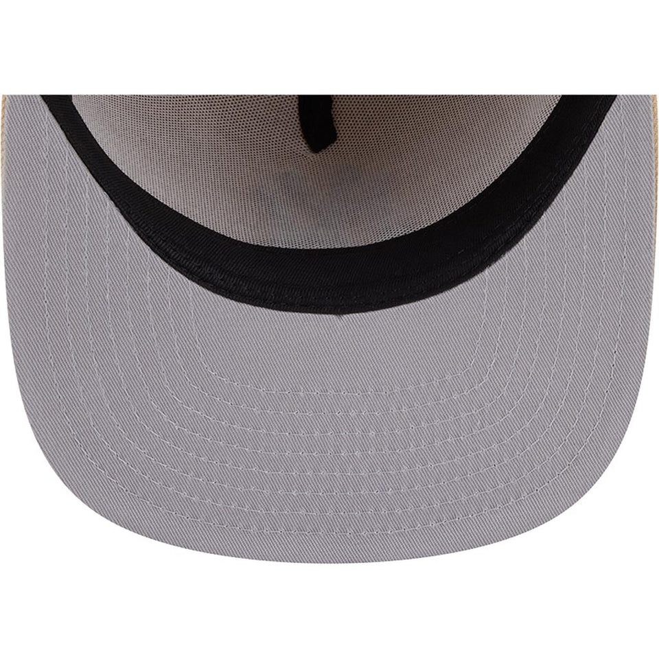 MLB New York Yankees New Era Dry Wood 9FIFTY A-Frame Snapback Hat - Tan