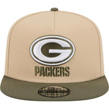 NFL Green Bay Packers New Era Two-Tone Drift Wood 9FIFTY A-Frame Snapback Hat - Tan