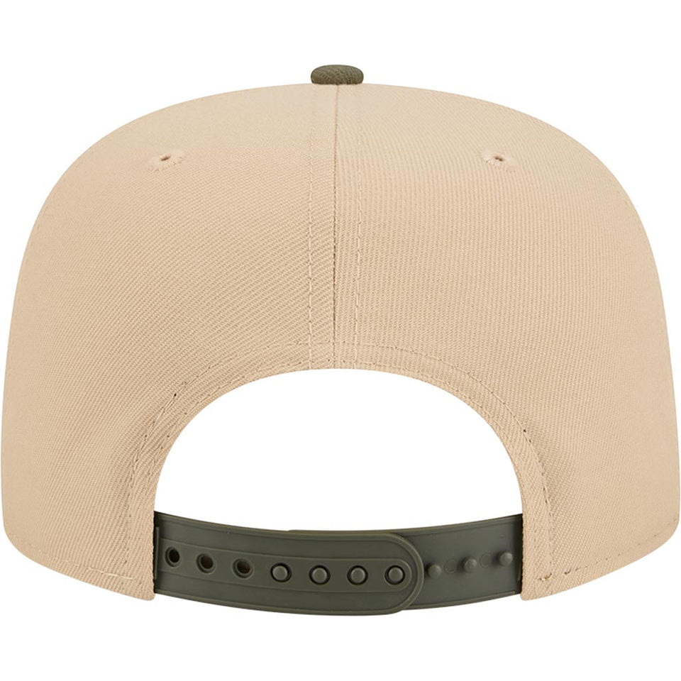 NFL Green Bay Packers New Era Two-Tone Drift Wood 9FIFTY A-Frame Snapback Hat - Tan