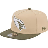 NFL Arizona Cardinals New Era Two-Tone Drift Wood 9FIFTY A-Frame Snapback Hat - Tan