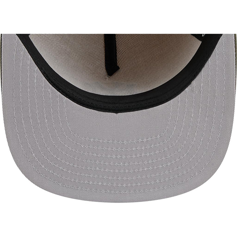 MLB New York Yankees New Era Two-Tone Drift Wood 9FIFTY A-Frame Snapback Hat - Tan