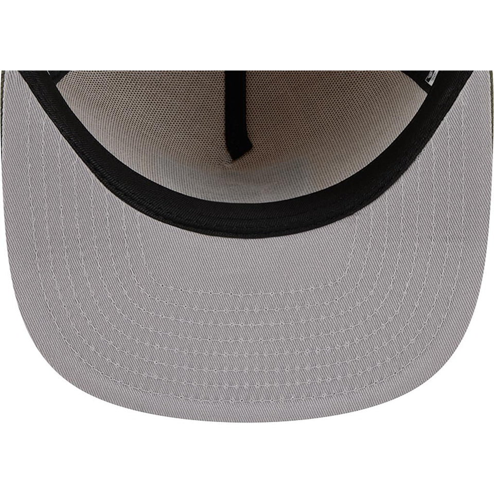 NFL Las Vegas Raiders New Era Two-Tone Drift Wood 9FIFTY A-Frame Snapback Hat - Tan