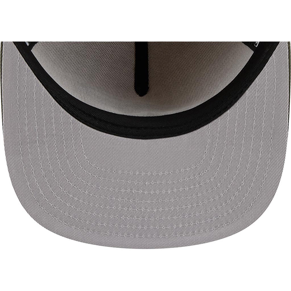 NFL Philadelphia Eagles New Era Two-Tone Drift Wood 9FIFTY A-Frame Snapback Hat - Tan