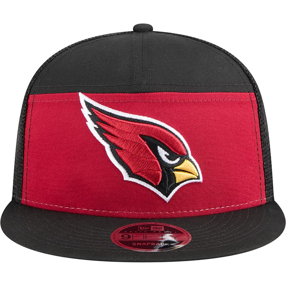 NFL Arizona Cardinals New Era Outdoor 9FIFTY Split Panel Snapback Hat - Red