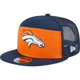 NFL Denver Broncos New Era Outdoor 9FIFTY Split Panel Snapback Hat - Orange