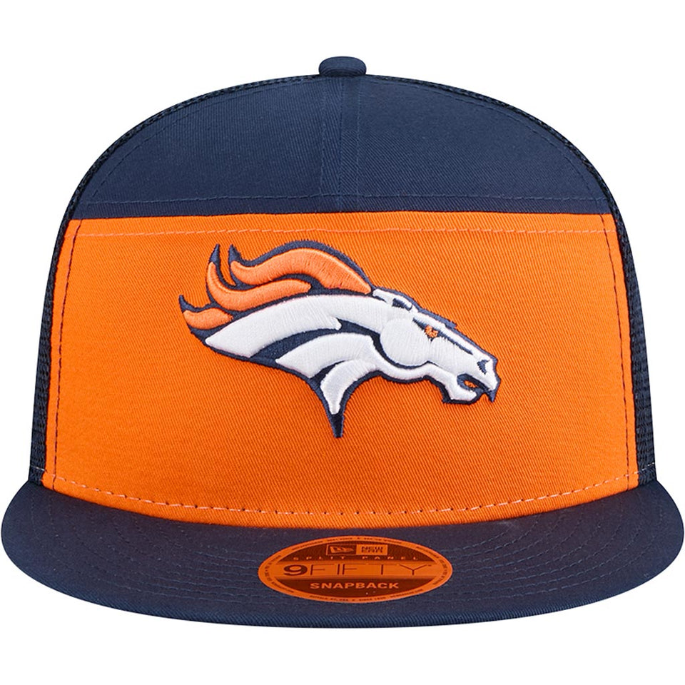 NFL Denver Broncos New Era Outdoor 9FIFTY Split Panel Snapback Hat - Orange