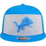 NFL Detroit Lions New Era Outdoor 9FIFTY Split Panel Snapback Hat - Gray