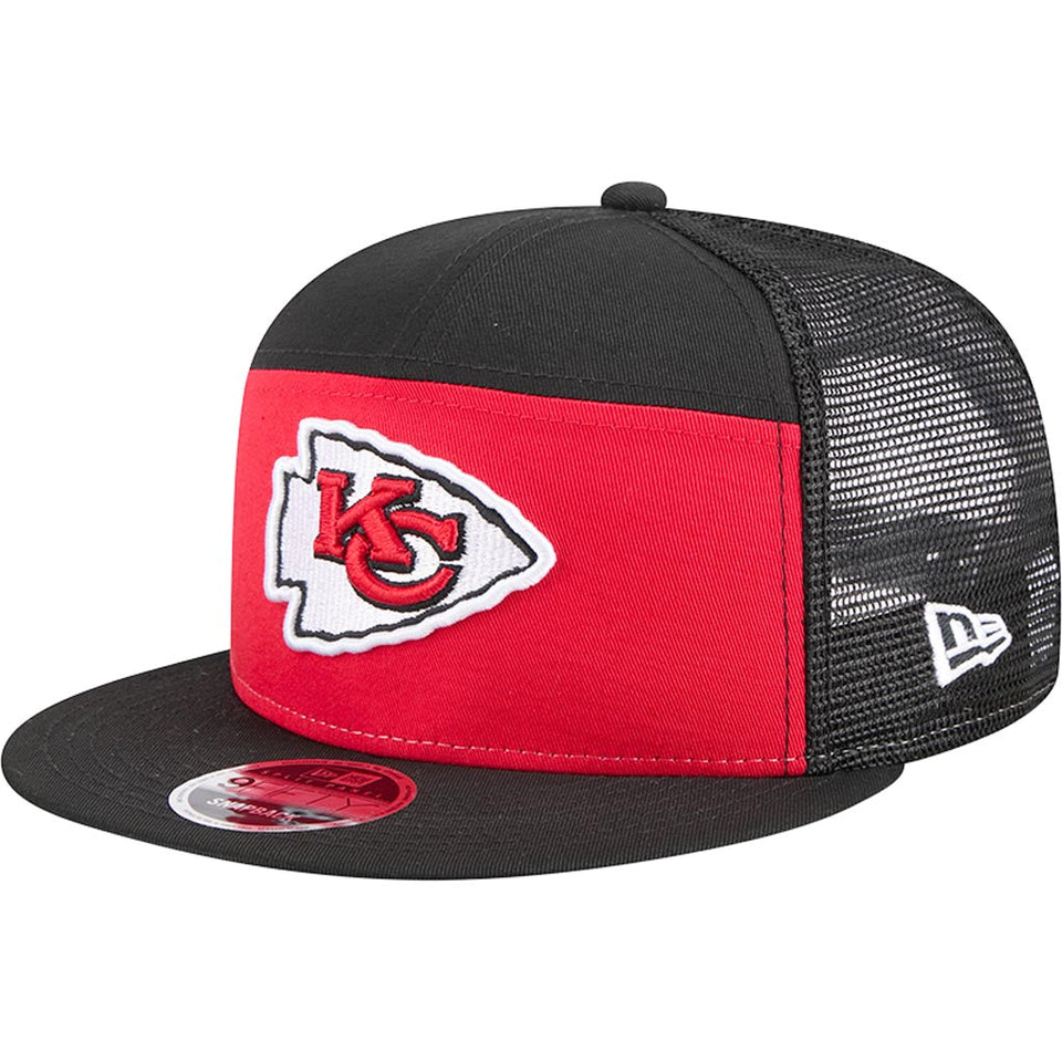 NFL Kansas City Chiefs New Era Outdoor 9FIFTY Split Panel Snapback Hat - Red