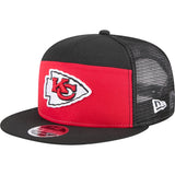 NFL Kansas City Chiefs New Era Outdoor 9FIFTY Split Panel Snapback Hat - Red