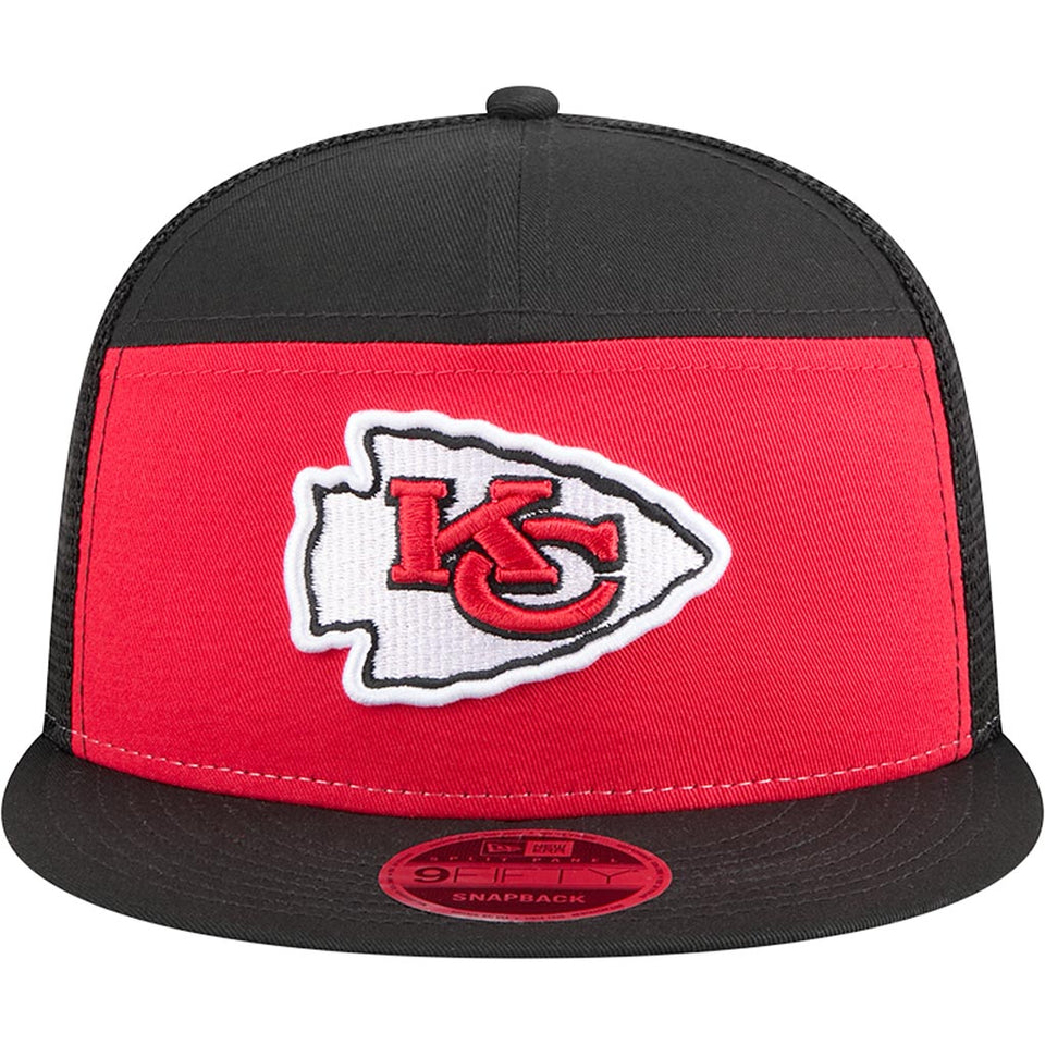 NFL Kansas City Chiefs New Era Outdoor 9FIFTY Split Panel Snapback Hat - Red