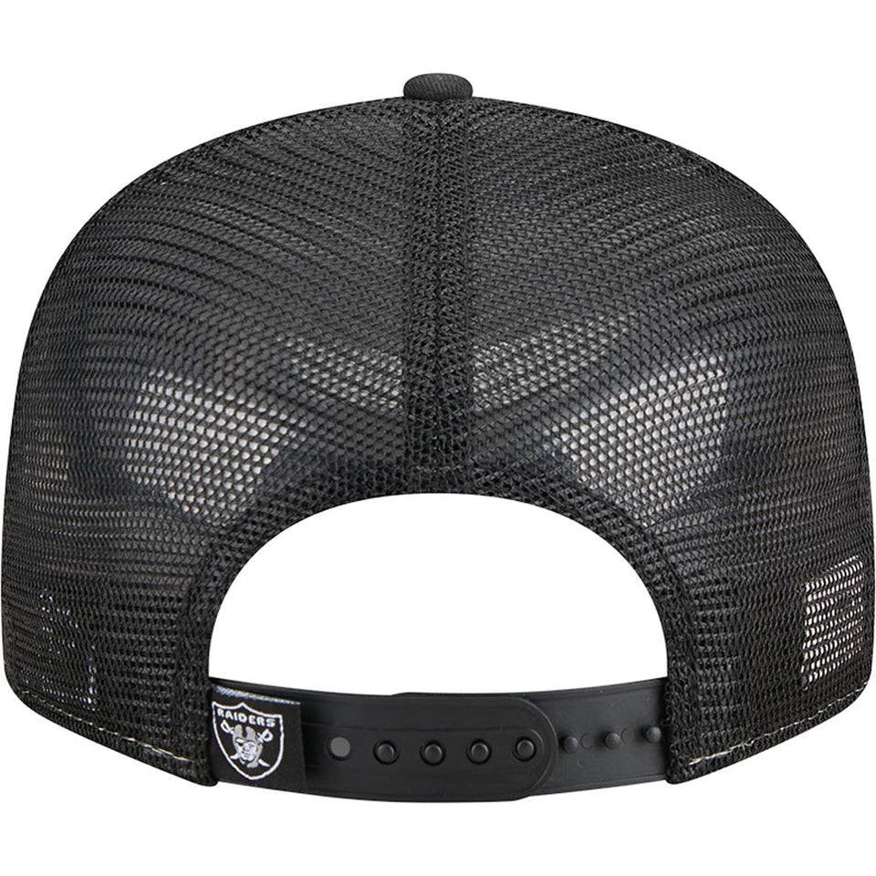 NFL Las Vegas Raiders New Era Outdoor 9FIFTY Split Panel Snapback Hat - Gray