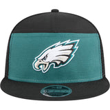 NFL Philadelphia Eagles New Era Outdoor 9FIFTY Split Panel Snapback Hat - Green