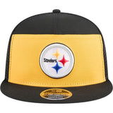 NFL Pittsburgh Steelers New Era Outdoor 9FIFTY Split Panel Snapback Hat - Yellow