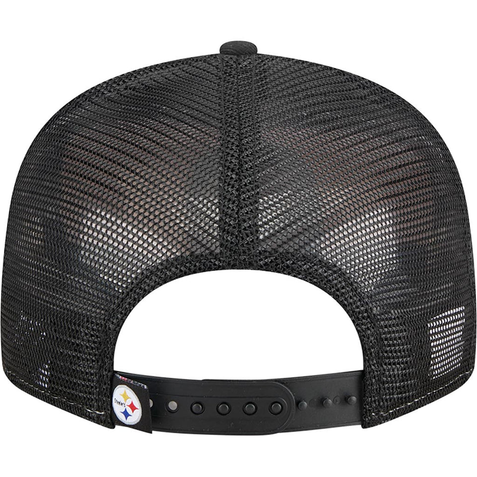 NFL Pittsburgh Steelers New Era Outdoor 9FIFTY Split Panel Snapback Hat - Yellow