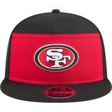 NFL San Francisco 49ers New Era Outdoor 9FIFTY Split Panel Snapback Hat - Red