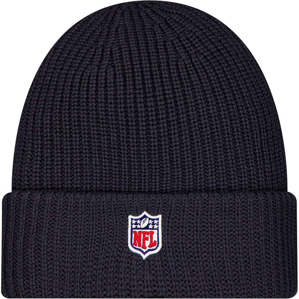 NFL Buffalo Bills New Era 2025 Sideline Cold Weather Cuffed Knit Hat - Charcoal