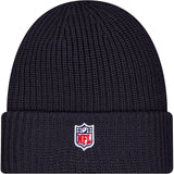 NFL Buffalo Bills New Era 2025 Sideline Cold Weather Cuffed Knit Hat - Charcoal
