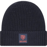 NFL Chicago Bears New Era 2025 Sideline Cold Weather Cuffed Knit Hat - Charcoal
