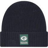 NFL Green Bay Packers New Era 2025 Sideline Cold Weather Cuffed Knit Hat - Charcoal