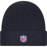 NFL Denver Broncos New Era 2025 Sideline Cold Weather Cuffed Knit Hat - Charcoal