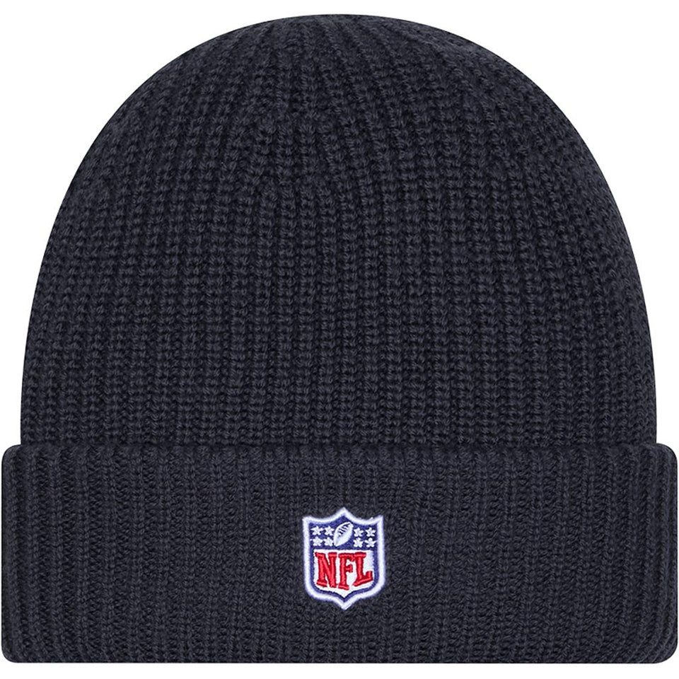 NFL Minnesota Vikings New Era 2025 Sideline Cold Weather Cuffed Knit Hat - Charcoal