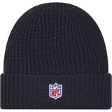 NFL Kansas City Chiefs New Era 2025 Sideline Cold Weather Cuffed Knit Hat - Charcoal