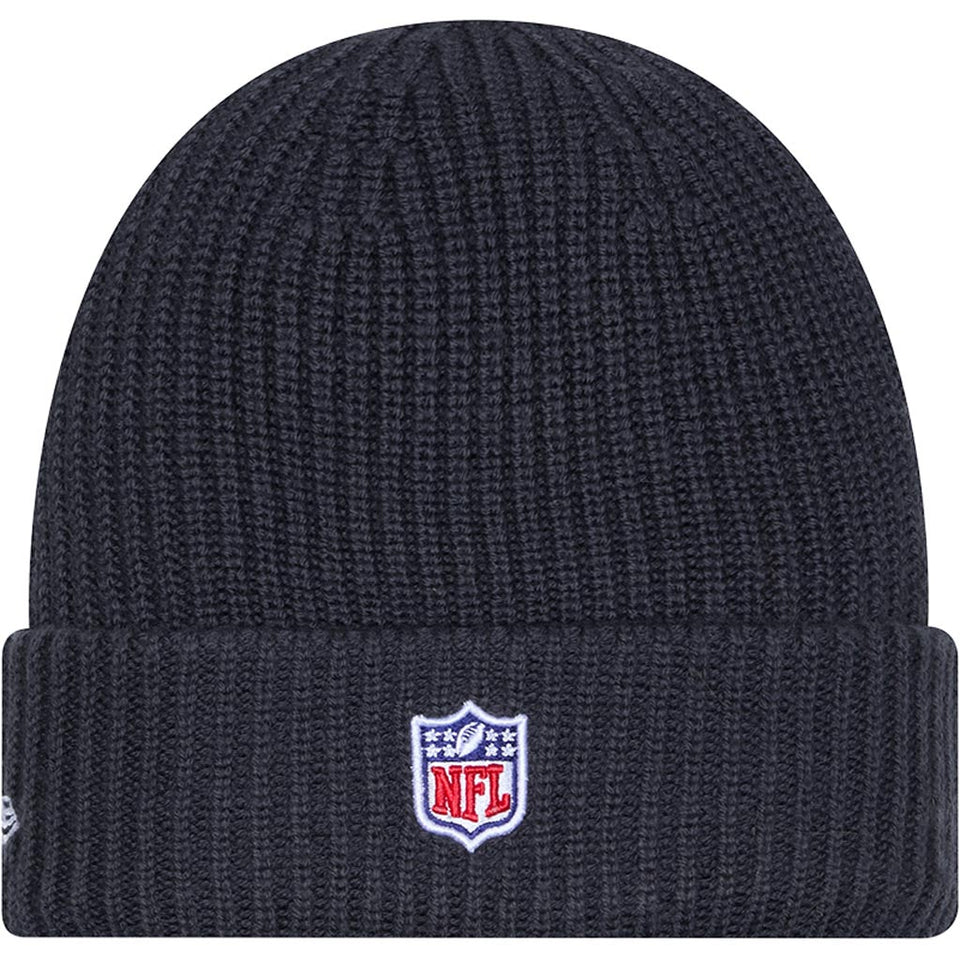 NFL Las Vegas Raiders New Era 2025 Sideline Cold Weather Cuffed Knit Hat - Charcoal