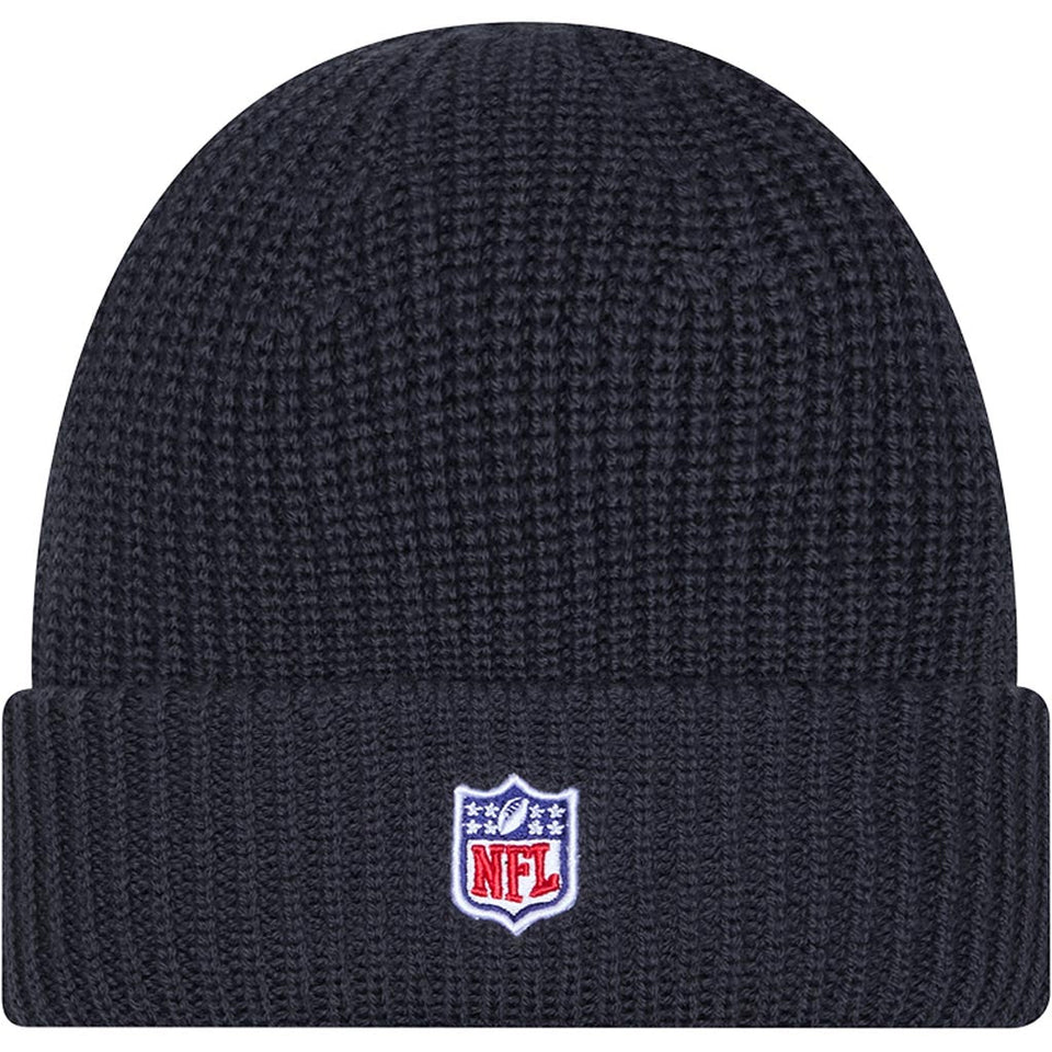 NFL Los Angeles Rams New Era 2025 Sideline Cold Weather Cuffed Knit Hat - Charcoal
