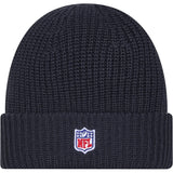 NFL Los Angeles Rams New Era 2025 Sideline Cold Weather Cuffed Knit Hat - Charcoal