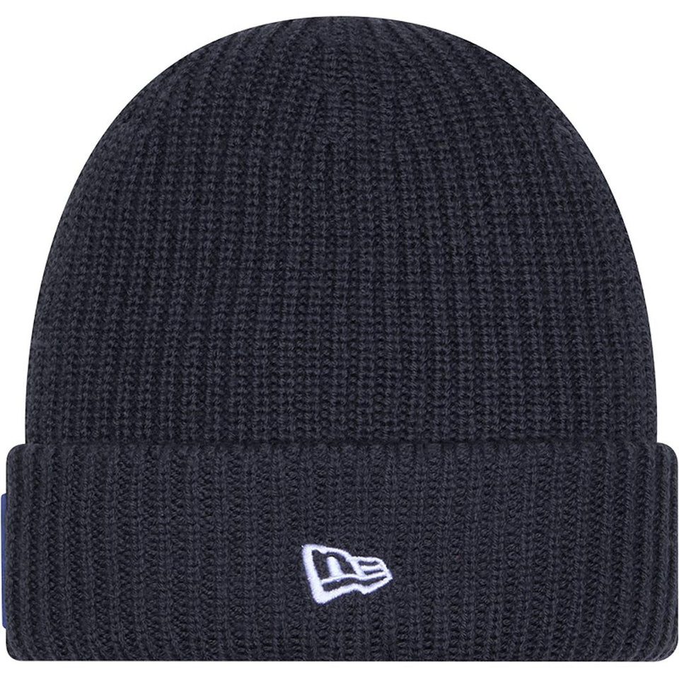 NFL New York Giants New Era 2025 Sideline Cold Weather Cuffed Knit Hat - Charcoal