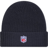 NFL Washington Commanders New Era 2025 Sideline Cold Weather Cuffed Knit Hat - Charcoal