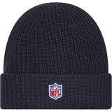 NFL Pittsburgh Steelers New Era 2025 Sideline Cold Weather Cuffed Knit Hat - Charcoal