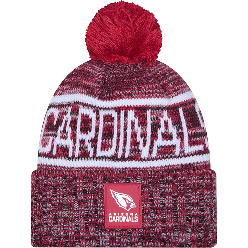 NFL Arizona Cardinals New Era 2025 Sideline Sport Knit Hat - Red