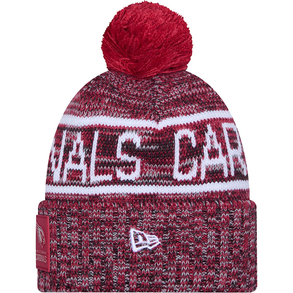 NFL Arizona Cardinals New Era 2025 Sideline Sport Knit Hat - Red