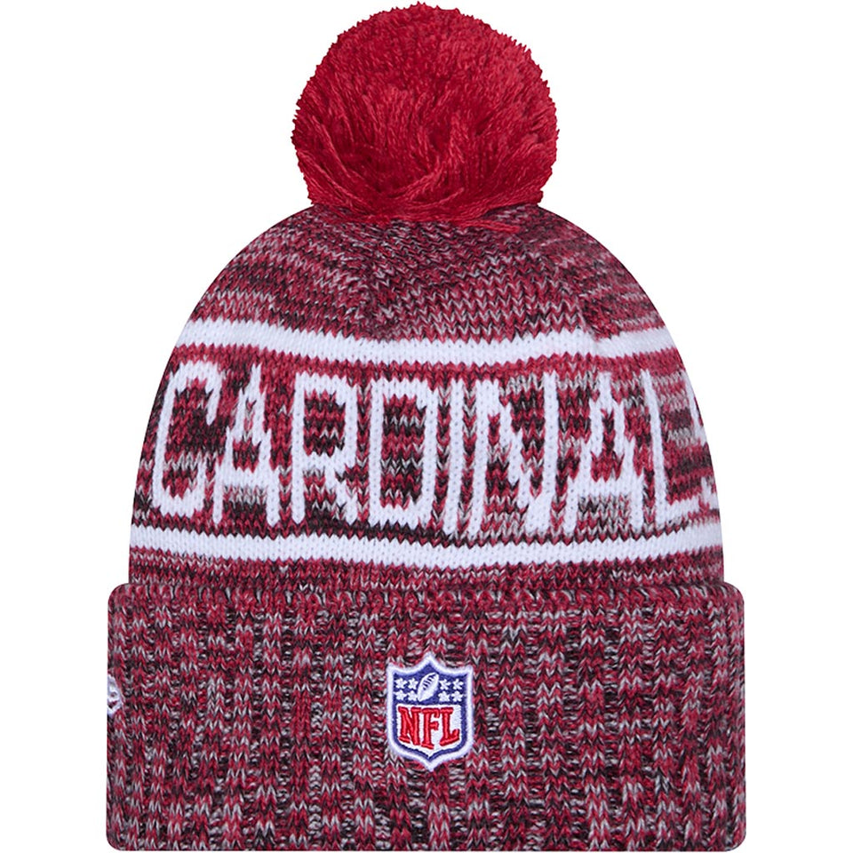 NFL Arizona Cardinals New Era 2025 Sideline Sport Knit Hat - Red